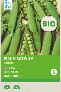 Intratuin Markerbsen (Pisum sativum 'Karina') (BIO) Samen