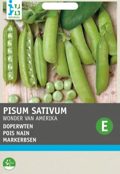 Intratuin Markerbsen (Pisum Sativum 'Wonder van Amerika') Samen