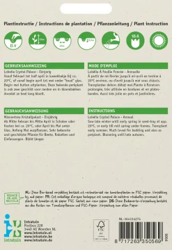 Intratuin Männertreu (Lobelia erinus 'Kristallpalast') Blumensamen