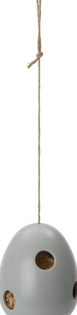 Intratuin Nistmaterialhalter grau D 12 H 16 cm