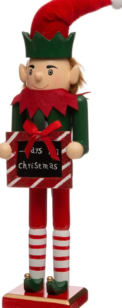 Intratuin Nussknacker Wichtel rot 11 x 10 x 38 cm