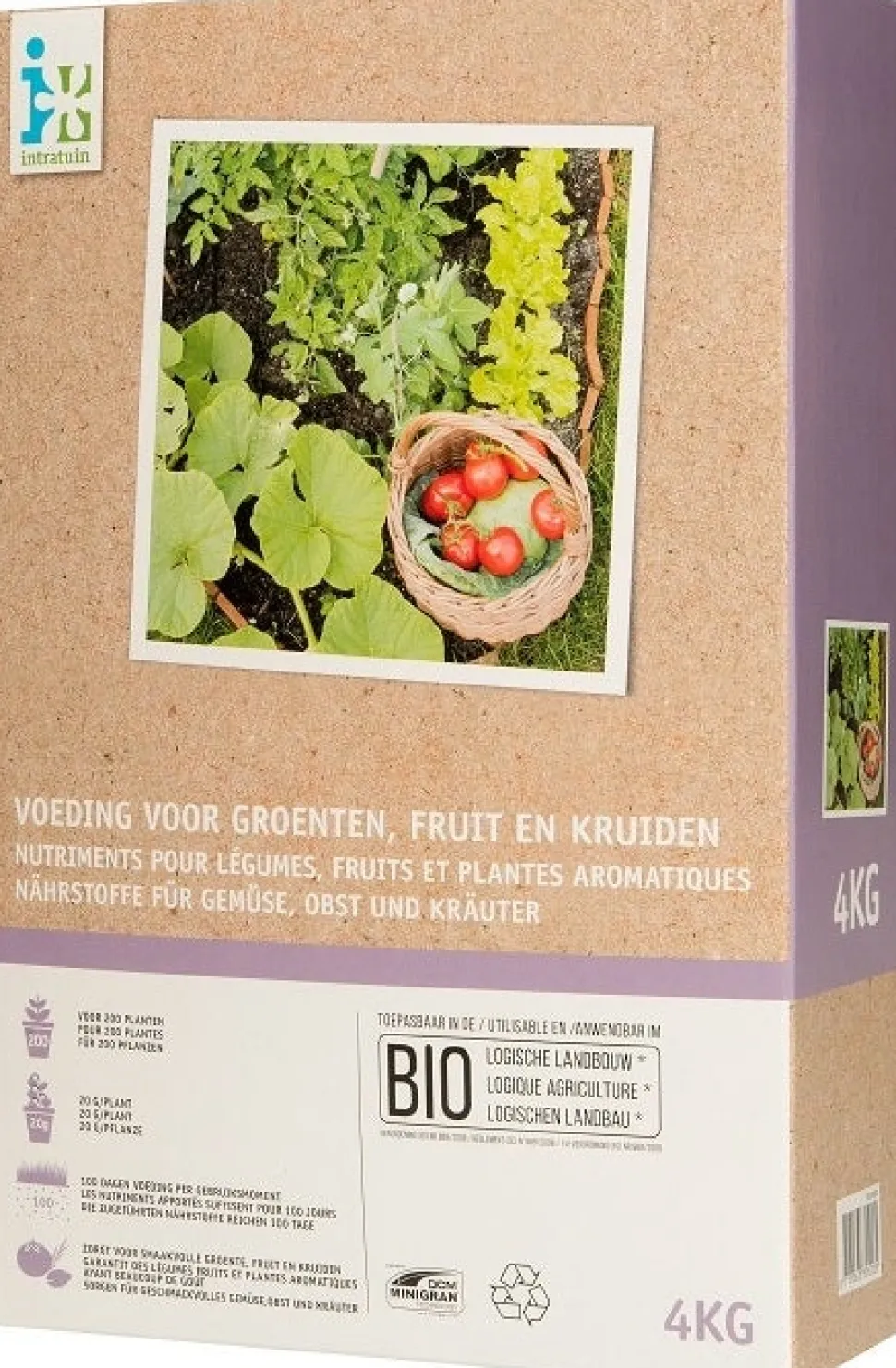 Intratuin Obst- und Gemüsedünger Bio 4 kg