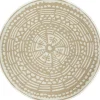 Intratuin Outdoor-Teppich Decor rund beige D 180 cm