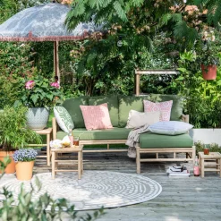 Intratuin Outdoor-Teppich Decor rund beige D 180 cm