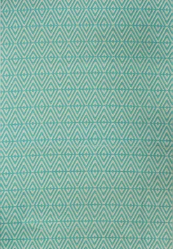 Intratuin Outdoor-Teppich Decor türkis 210 x 150 cm