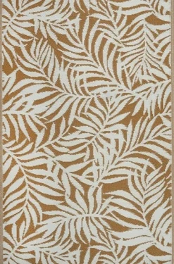 Intratuin Outdoor-Teppich Palm braun 120 x 180 cm