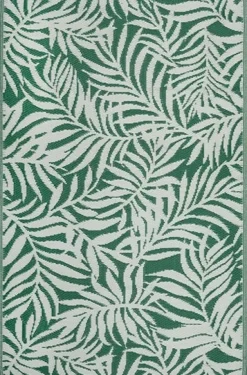 Intratuin Outdoor-Teppich Palm grün 120 x 180 cm