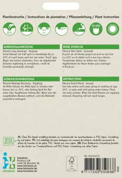 Intratuin Petunie (Petunia Hybrida) Blumensamen-Mischung