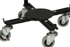 Intratuin Pflanzenroller verstellbar schwarz D 29 H 10,5 cm