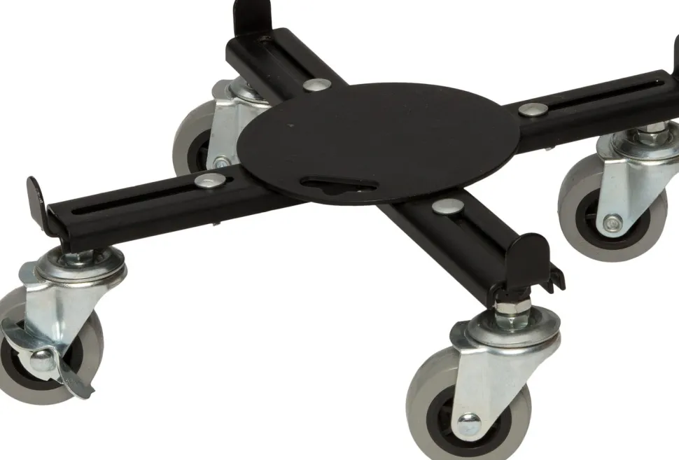 Intratuin Pflanzenroller verstellbar schwarz D 29 H 10,5 cm