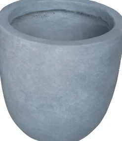 Intratuin Pflanzkübel Eiform D 28 H 27 cm grau