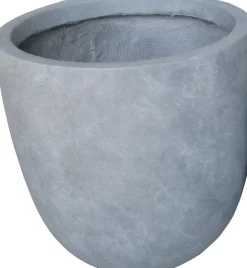 Intratuin Pflanzkübel Eiform D 51 H 50 cm grau