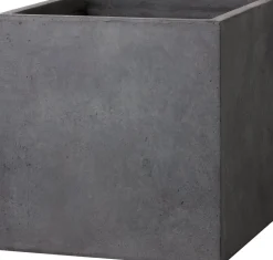 Intratuin Pflanzkübel Kubus 64 x 64 x 55 cm anthrazit