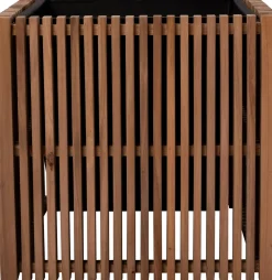 Intratuin Pflanzkübel Latten natur 51 x 51 x 50 cm