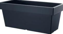 Intratuin Pflanzkübel Lofly Case 99,2 x 39 x 41 cm anthrazit