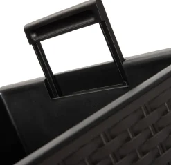 Intratuin Pflanzkübel Lucie 32,5 x 32,5 x 61 cm anthrazit