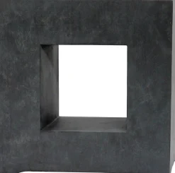 Intratuin Pflanzkübel mit Fenster 68 x 27 x 68 cm anthrazit