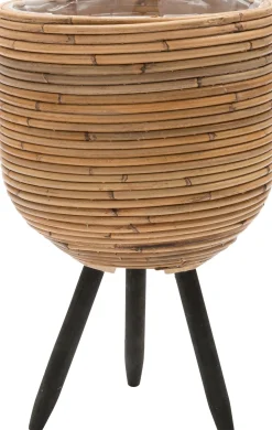 Intratuin Pflanzkorb auf Füßen Holz 30 x 30 x 48 cm