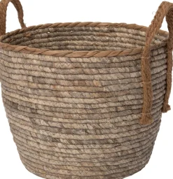 Intratuin Pflanzkorb Maja grau / naturelD 27 H 20 cm