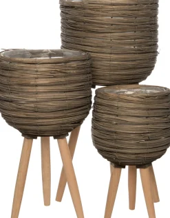 Intratuin Pflanzkorb mit Füßen D 30 H 59 cm