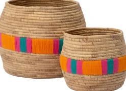 Intratuin Pflanzkorb Moya naturell / orange D 30 H 26 cm
