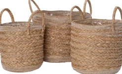 Intratuin Pflanzkorb Olin natur D 29 H 38 cm