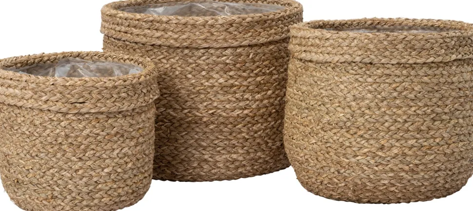 Intratuin Pflanzkorb Roxy naturell D 18 H 20 cm