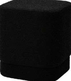 Intratuin Pouf Bobo schwarz 42 x 42 x 45 cm
