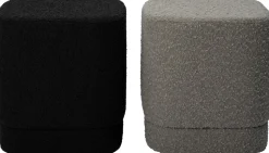 Intratuin Pouf Bobo schwarz 42 x 42 x 45 cm