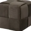 Intratuin Pouf Boye donkerbraun 43 x 43 x 42 cm