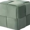 Intratuin Pouf Boye grün 43 x 43 x 42 cm