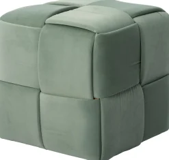 Intratuin Pouf Boye grün 43 x 43 x 42 cm