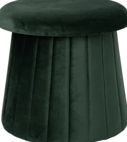 Intratuin Pouf Pilz dunkelgrün D 42 H 39 cm