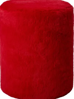 Intratuin Pouf Sage rot D 35 H 42