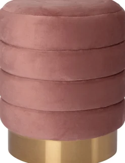 Intratuin Pouf Tate rosa D 40 H 43 cm