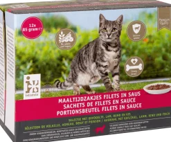 Intratuin Premium Katzenfutter in Soße 85 g 12 St.