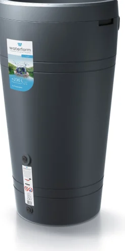 Intratuin Regentonne Tube 230 l anthrazit