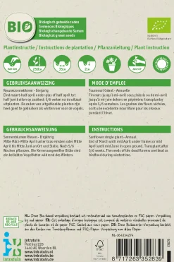 Intratuin Riesen-Sonnenblume (Helianthus annuus 'Giganteus') (BIO) Blumensamen