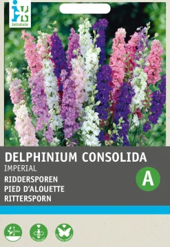 Intratuin Rittersporn (Delphinium consolida 'Imperial') Blumensamen-Mischung