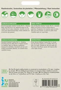 Intratuin Rosenkohl (Brassica oleracea 'Kalettes Garden Mix F1') Samen