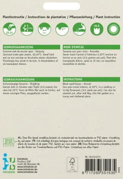 Intratuin Schwarzäugige Susanne (Thunbergia alata) Blumensamen