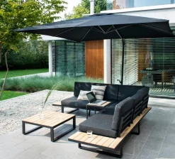 Intratuin 4-Sitzer Lounge-Set Orfeo Aluminium