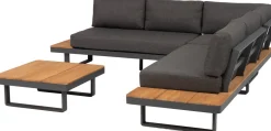 Intratuin 4-Sitzer Loungeset Thom Aluminium anthrazit