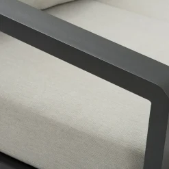 Intratuin 6-Sitzer Loungeset Marseille Aluminium anthrazit