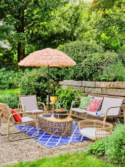 Intratuin 4-Sitzer Lounge-Set Jade naturell