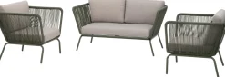 Intratuin 4-Sitzer Loungeset Iris grün