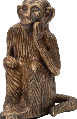 Intratuin Skulptur Affe Jip gold 13 x 9 x 17 cm