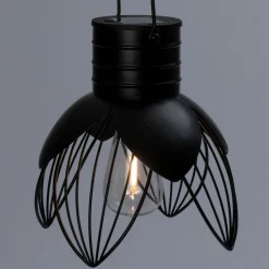 Intratuin Solarleuchte Cuzco schwarz D 21 H 23 cm