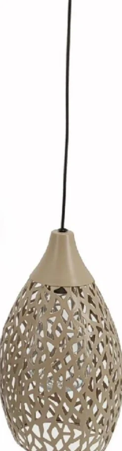 Intratuin Solarleuchte Peking beige D 13 H 65 cm