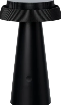 Intratuin Solar-Tischleuchte Pau schwarz D 14 H 23 cm